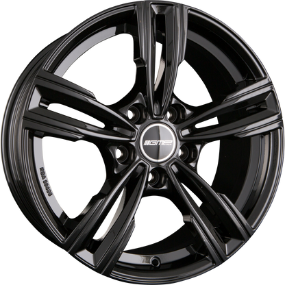 GMP Italia Reven Shiny Black Alufelge 8.5x20 Zoll ET35 LK 5x120 ML64.1 – Bild 2