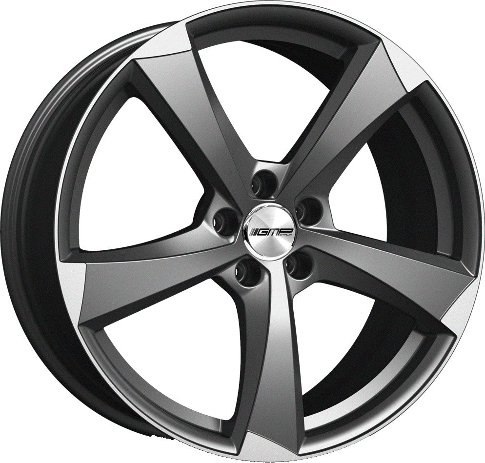 GMP Ican matt anthracite polished Alufelge 8.5x20 Zoll ET48 LK 5x112 ML66.5