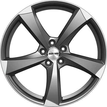GMP Ican matt anthracite polished Alufelge 8.5x20 Zoll ET48 LK 5x112 ML66.5 – Bild 2