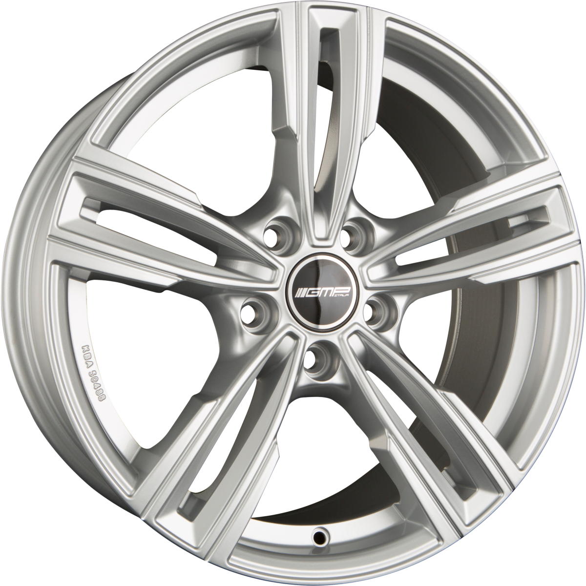 GMP Reven silver Alufelge 8.5x20 Zoll ET38 LK 5x120 ML72.6 – Bild 4