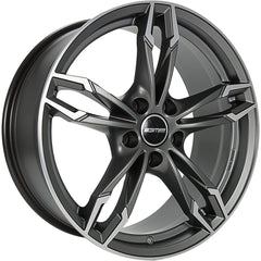 GMP Dea matt anthracite polished Alufelge 9x18 Zoll ET44 LK 5x112 ML66.6