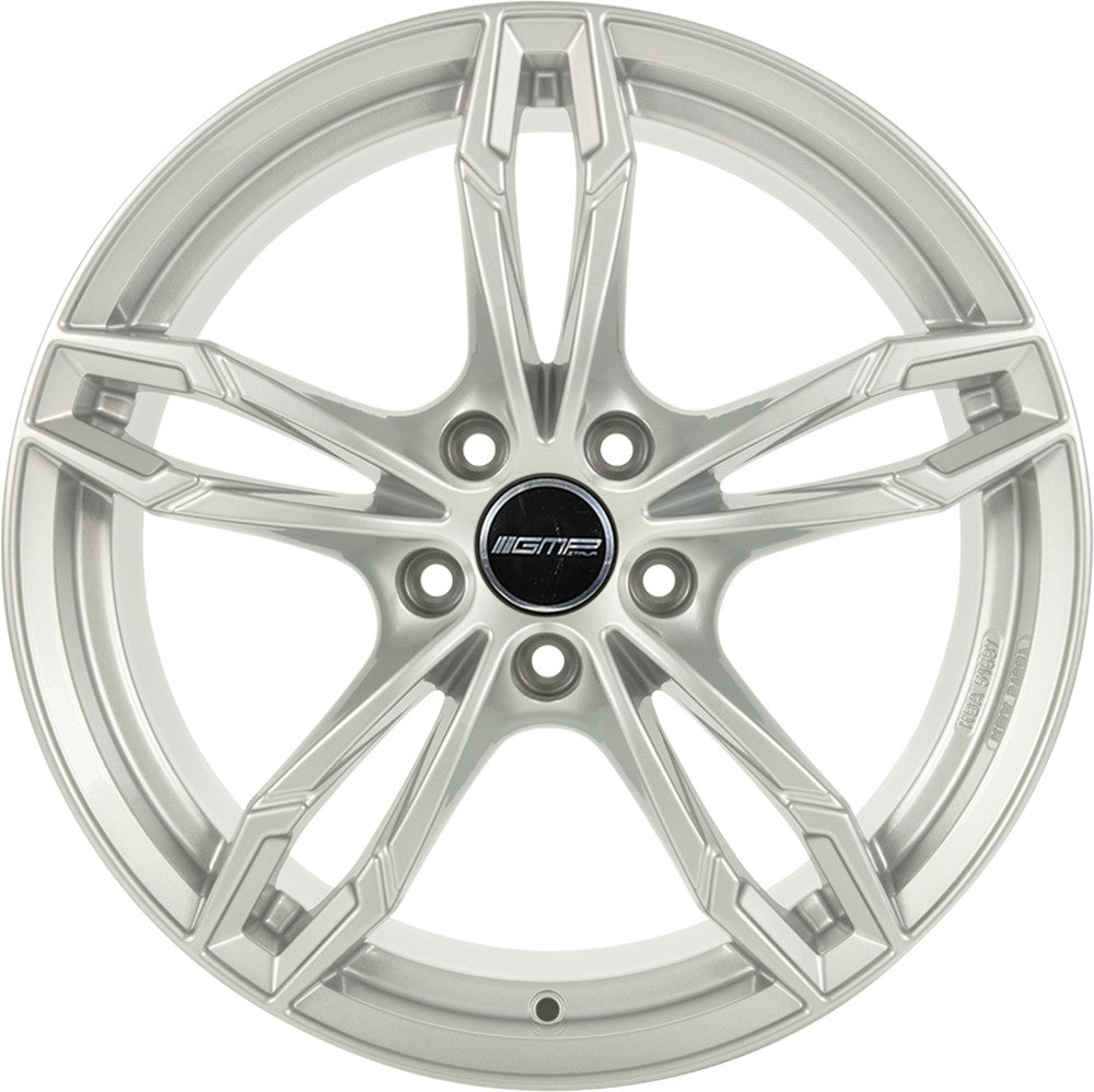 GMP Dea silver Alufelge 9x18 Zoll ET44 LK 5x112 ML66.6 – Bild 2