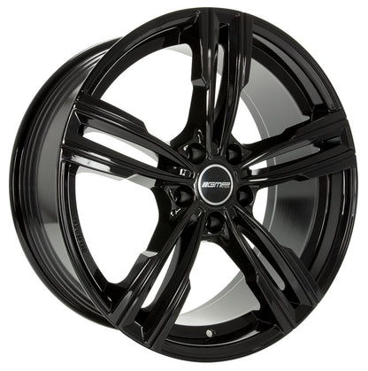 GMP Reven shiny black Alufelge 9x19 Zoll ET42 LK 5x120 ML72.6