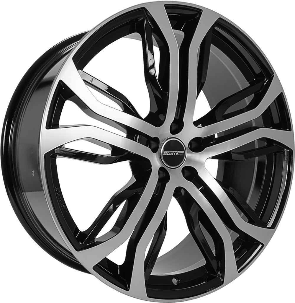 GMP Dynamik black polished Alufelge 9x20 Zoll ET38 LK 5x108 ML63.4
