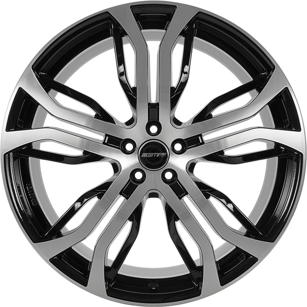 GMP Dynamik black polished Alufelge 9x20 Zoll ET38 LK 5x108 ML63.4 – Bild 2