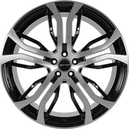 GMP Dynamik black polished Alufelge 9x20 Zoll ET38 LK 5x108 ML63.4 – Bild 2