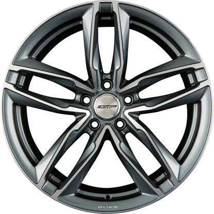 GMP Atom anthracite polished Alufelge 9x20 Zoll ET45 LK 5x112 ML66.5 – Bild 5