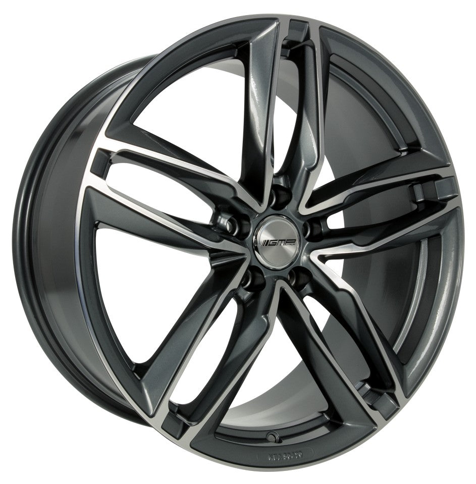 GMP Atom anthracite polished Alufelge 9x20 Zoll ET45 LK 5x112 ML66.5