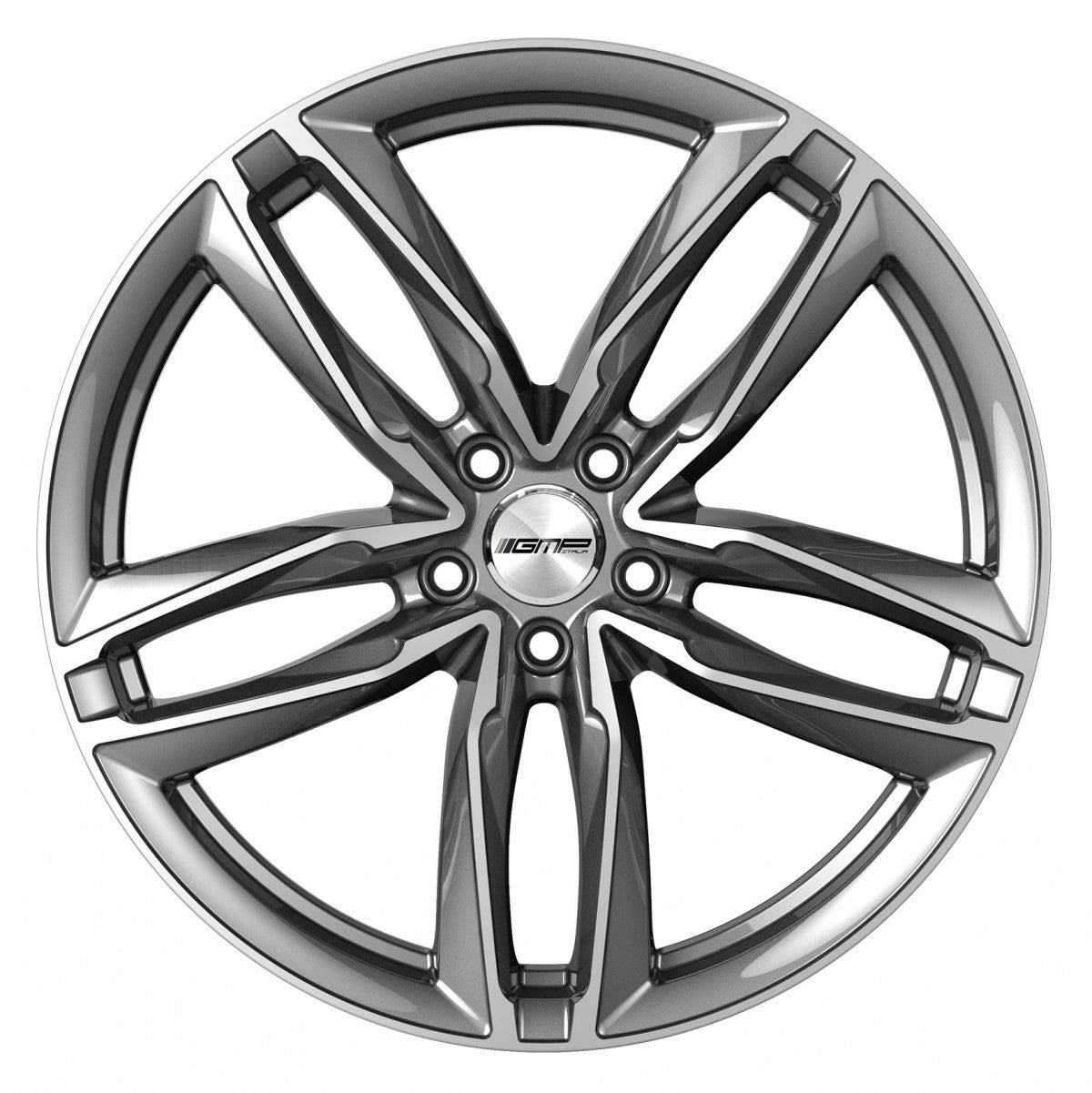 GMP Atom anthracite polished Alufelge 9x20 Zoll ET45 LK 5x112 ML66.5 – Bild 2