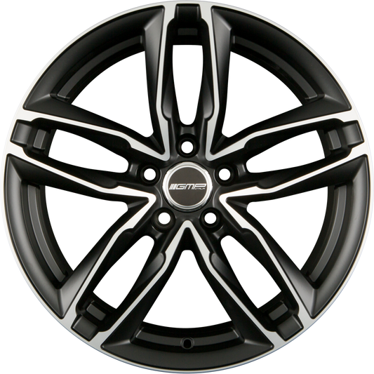 GMP Italia Atom Matt Black Diamond Alufelge 9x20 Zoll ET25 LK 5x112 ML66.6