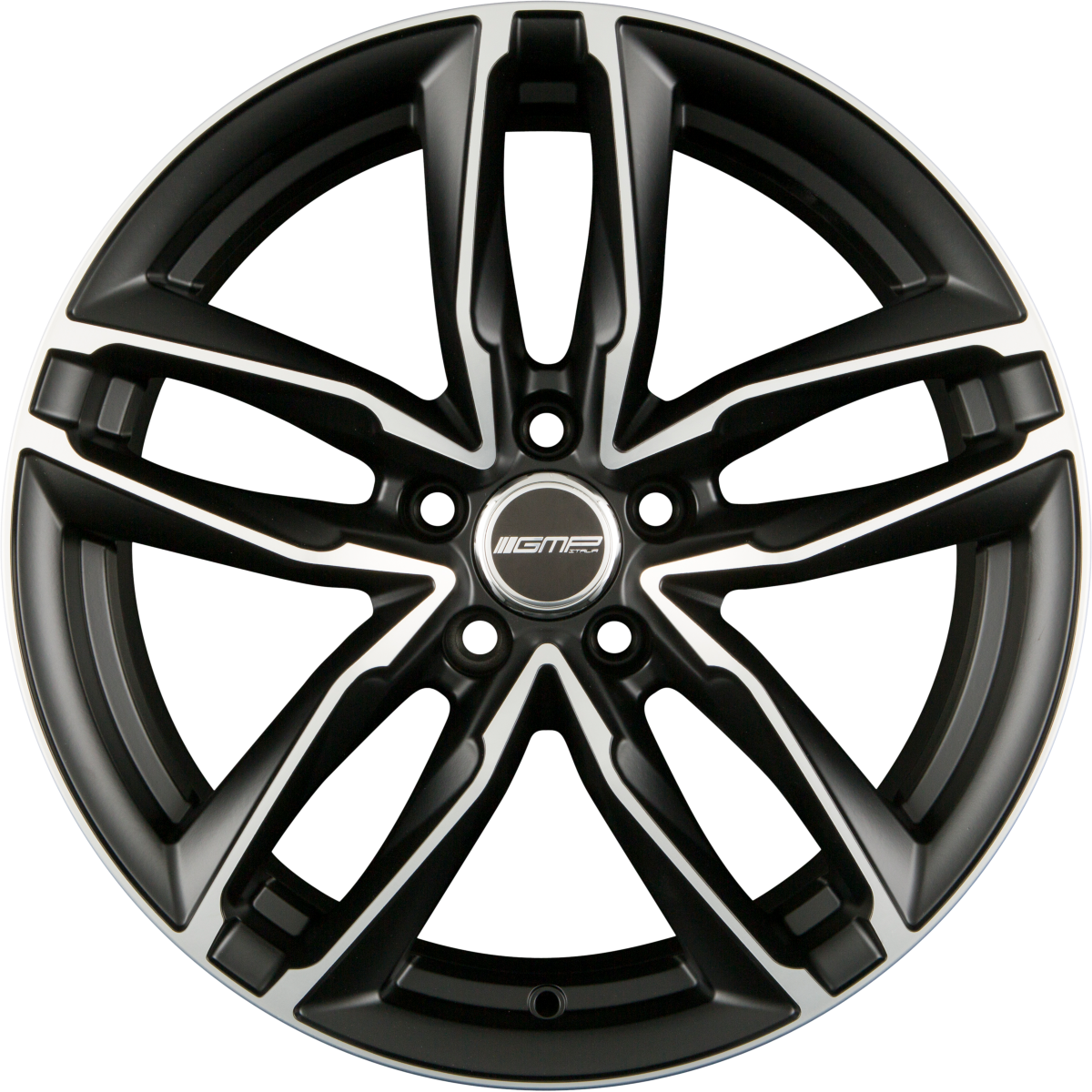 GMP Italia Atom Matt Black Diamond Alufelge 9x20 Zoll ET25 LK 5x112 ML66.6