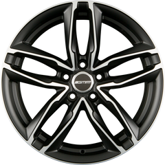 GMP Italia Atom Matt Black Diamond Alufelge 9x20 Zoll ET25 LK 5x112 ML66.6