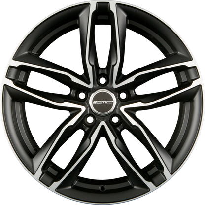 GMP Italia Atom Matt Black Diamond Alufelge 9x20 Zoll ET25 LK 5x112 ML66.6
