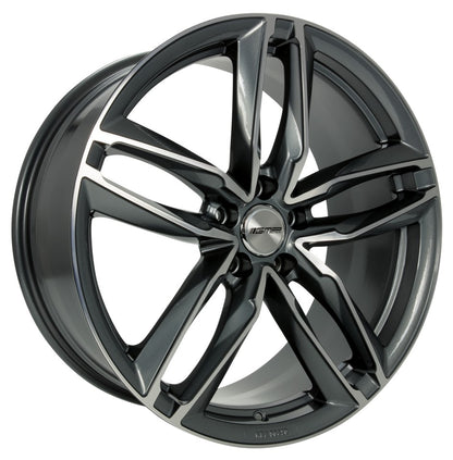 GMP Atom anthracite polished Alufelge 9x21 Zoll ET30 LK 5x112 ML66.5
