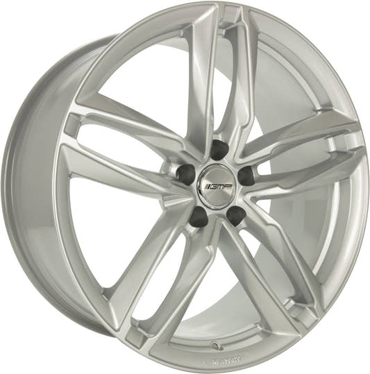 GMP Atom silver Alufelge 9x21 Zoll ET30 LK 5x112 ML66.5