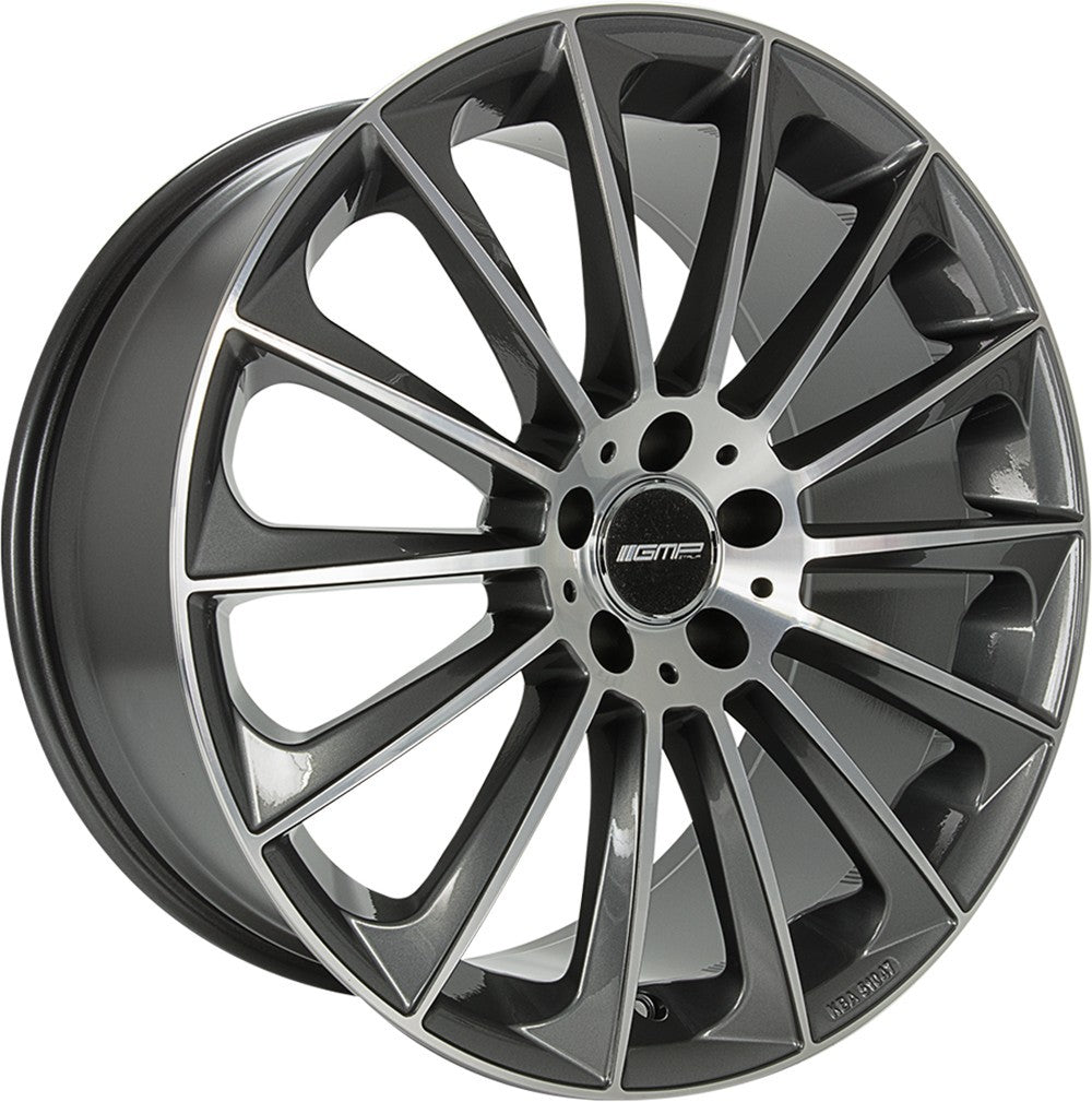 GMP Stellar anthracite diamond Alufelge 9x22 Zoll ET37 LK 5x112 ML66.6