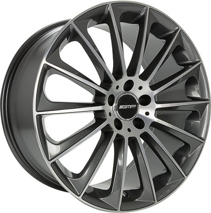 GMP Stellar anthracite diamond Alufelge 9x22 Zoll ET37 LK 5x112 ML66.6