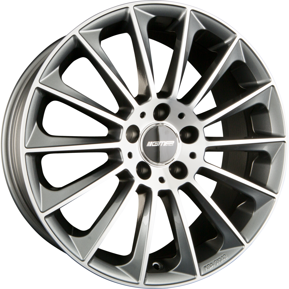 GMP Stellar anthracite diamond Alufelge 9x22 Zoll ET37 LK 5x112 ML66.6 – Bild 4
