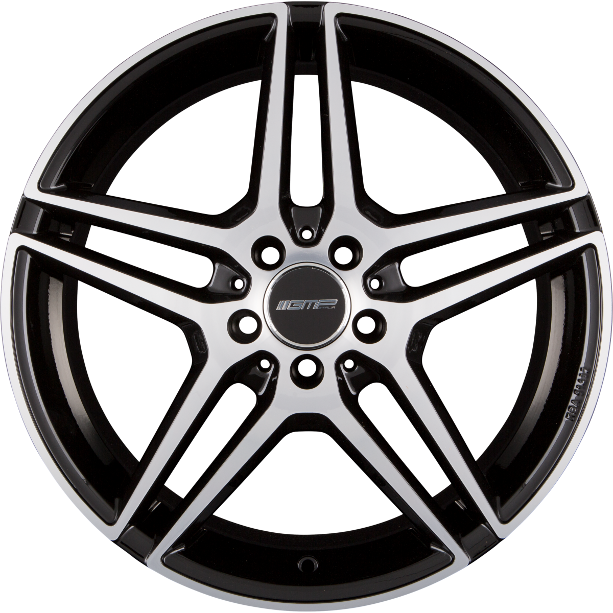 GMP Italia Mythos Black Diamond Alufelge 9.5x19 Zoll ET50 LK 5x112 ML66.6