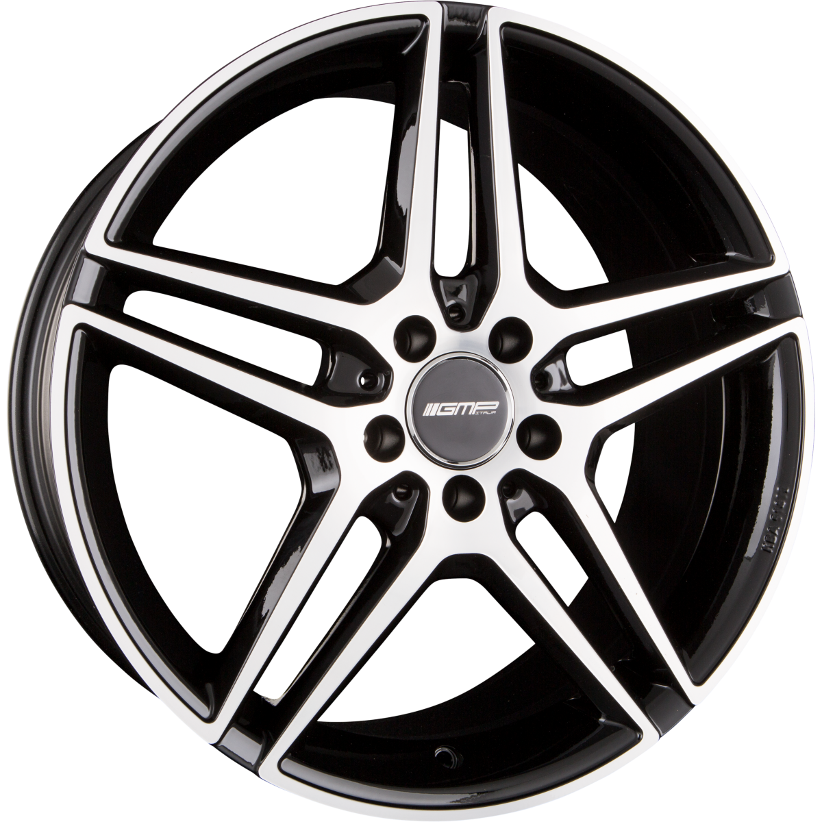 GMP Italia Mythos Black Diamond Alufelge 9.5x19 Zoll ET50 LK 5x112 ML66.6 – Bild 2