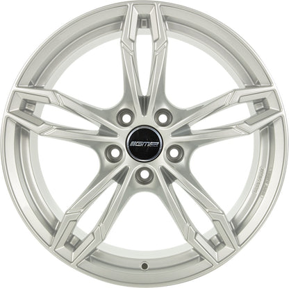 GMP Dea silver Alufelge 9.5x20 Zoll ET45 LK 5x120 ML72.6 – Bild 2
