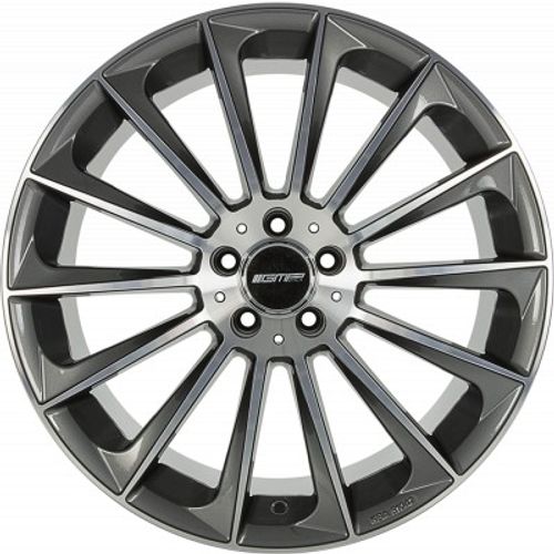 GMP Stellar anthracite diamond Alufelge 9.5x20 Zoll ET35 LK 5x112 ML66.6 – Bild 2