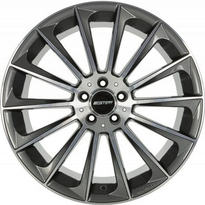 GMP Stellar anthracite diamond Alufelge 9.5x20 Zoll ET35 LK 5x112 ML66.6 – Bild 2