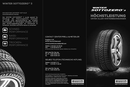 Pirelli Winter Sottozero 3 (*) FSL 3PMSF 225/60 R17 99H Winter – Bild 3