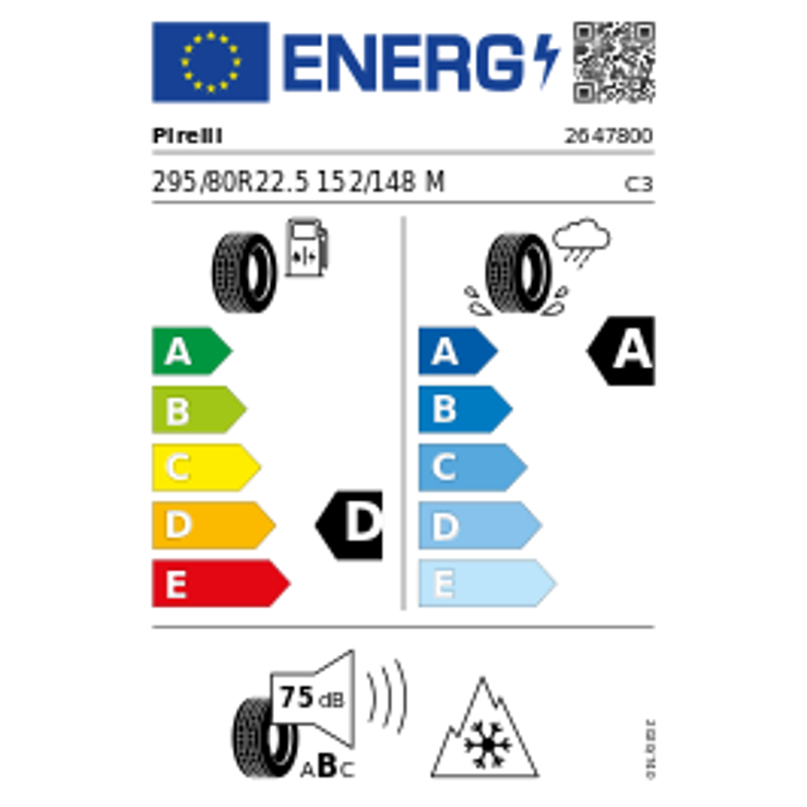 Pirelli TW:01 295/80 R22.5 152M Ganzjahr – Bild 2