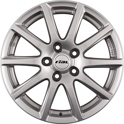Rial Milano Polar-Silber Alufelge 6.5x16 Zoll ET45 LK 5x114.3 ML64.1