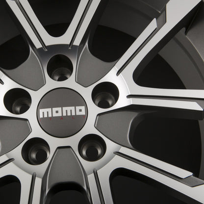 Momo Quantum EVO matt anthracite diamond cut Alufelge 8x18 Zoll ET44 LK 5x112 ML57.1 – Bild 7