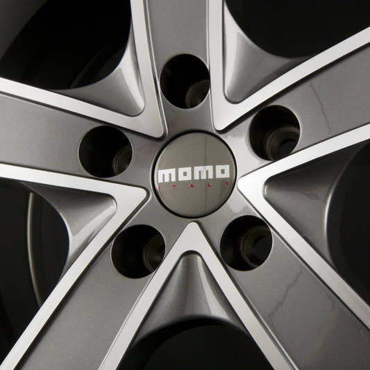 Momo Win Pro Evo Glossy Anthracite Diamond Cut Alufelge 7x17 Zoll ET34 LK 5x120 ML79.6 – Bild 2