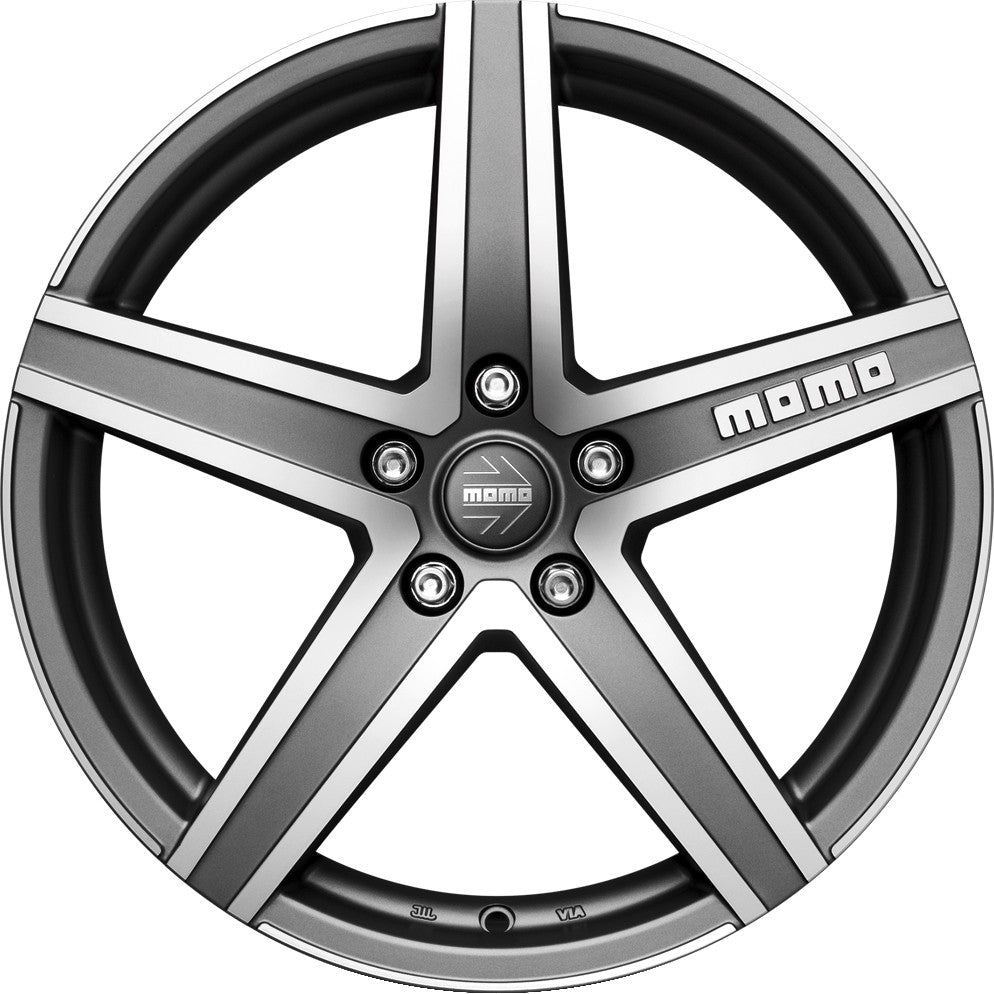 Momo Hyperstar EVO matt anthracite diamond cut Alufelge 8x18 Zoll ET42 LK 5x120 ML72.6 – Bild 2