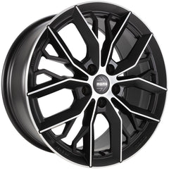 Momo Massimo matt black diamond cut Alufelge 8x18 Zoll ET30 LK 5x110 ML65.1