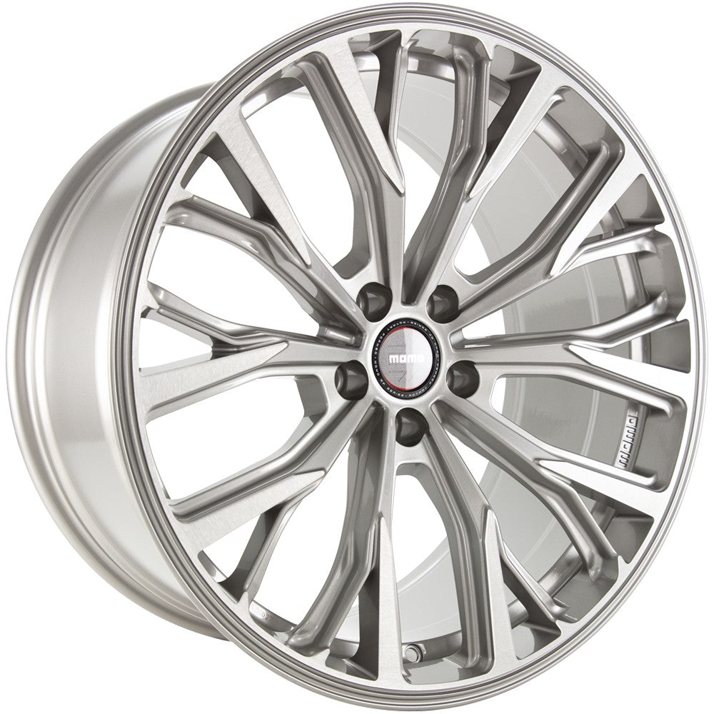 Momo RF02 titan-silver brushed Alufelge 10x20 Zoll ET20 LK 5x112 ML66.6