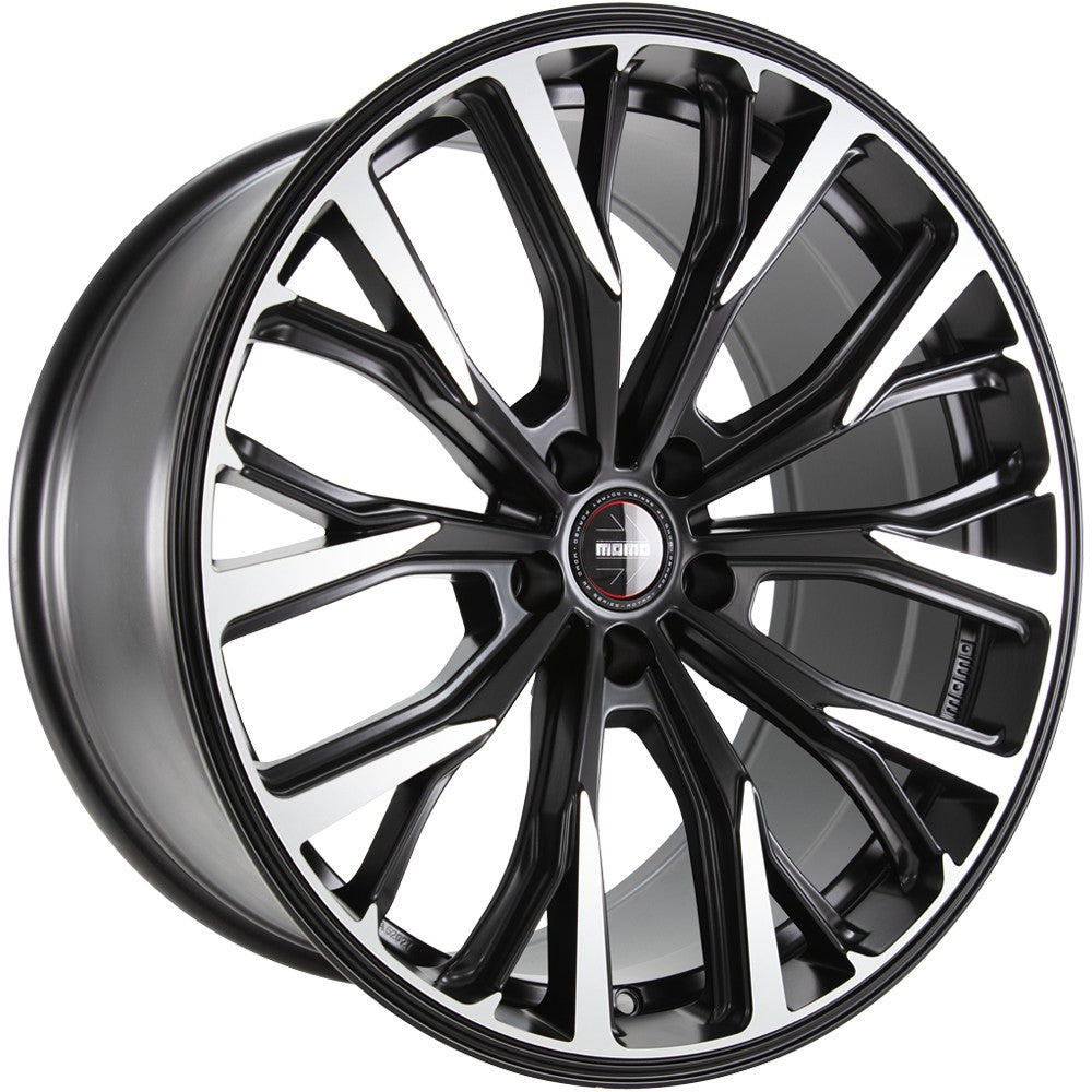 Momo RF02 black matt polish Alufelge 10x20 Zoll ET40 LK 5x112 ML66.6