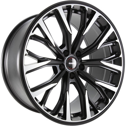 Momo RF02 black matt polish Alufelge 10x20 Zoll ET40 LK 5x112 ML66.6