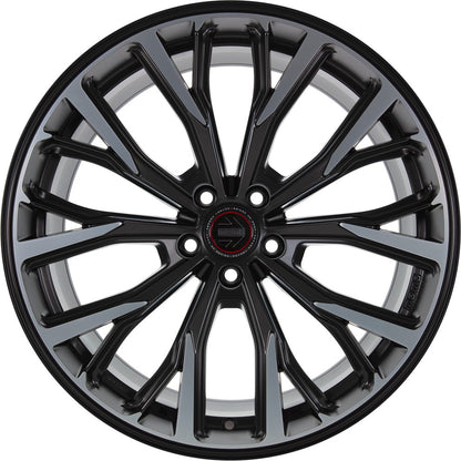 Momo RF02 black matt polish Alufelge 10x20 Zoll ET40 LK 5x112 ML66.6 – Bild 2