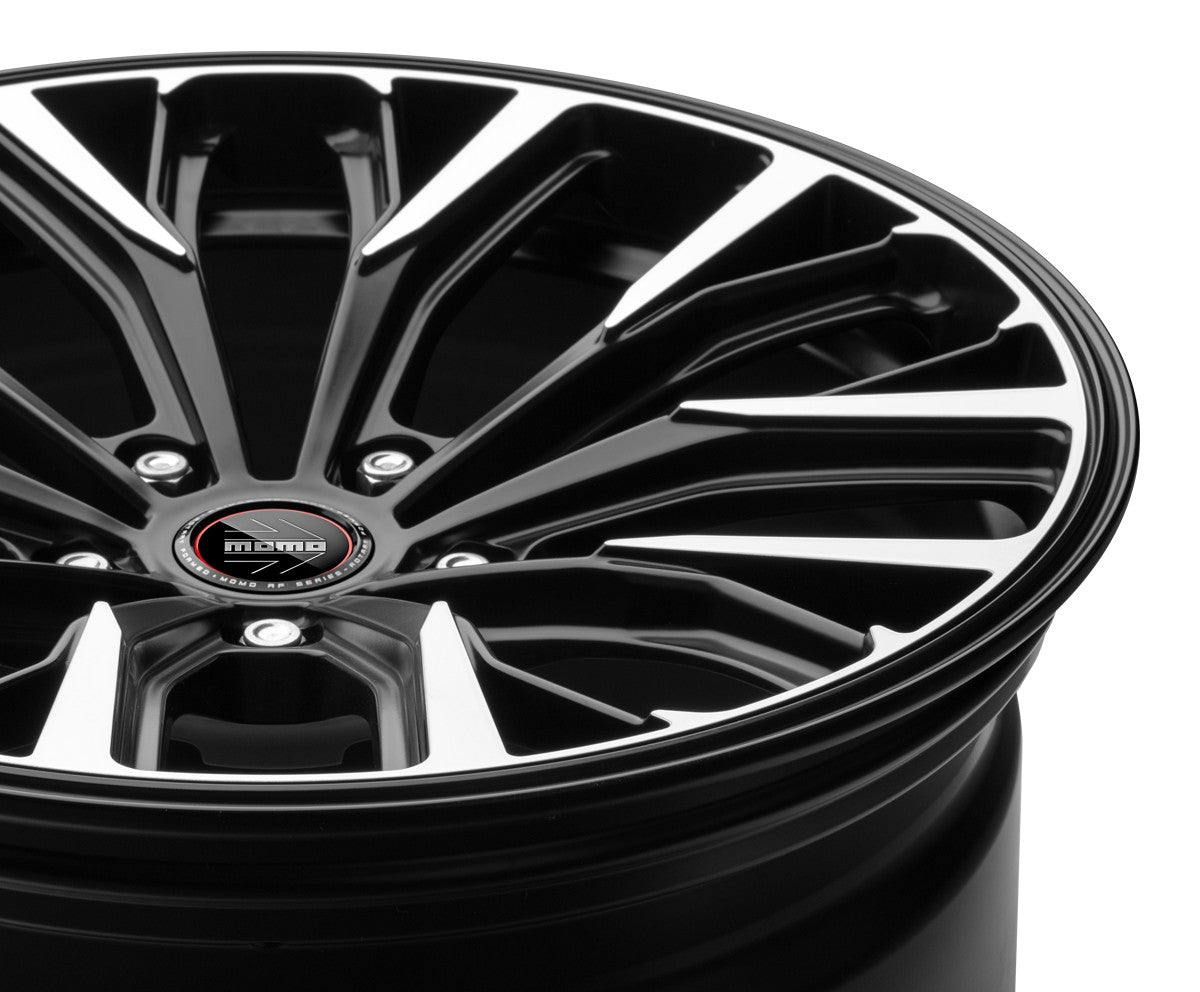 Momo RF02 black matt polish Alufelge 10x20 Zoll ET40 LK 5x120 ML72.6 – Bild 3