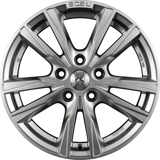 Reds K2 HD Hypersilver Alufelge 7.5x17 Zoll ET38 LK 5x114.3 ML72.3