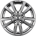 Reds K2 HD Hypersilver Alufelge 7.5x17 Zoll ET38 LK 5x114.3 ML72.3