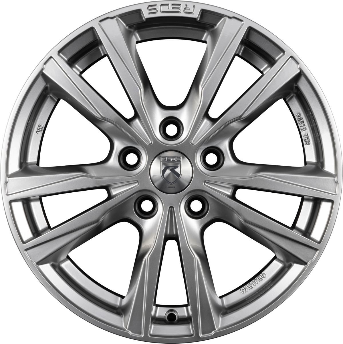Reds K2 HD Hypersilver Alufelge 7.5x17 Zoll ET38 LK 5x114.3 ML72.3