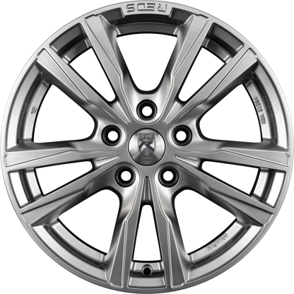 Reds K2 HD Hypersilver Alufelge 7.5x17 Zoll ET38 LK 5x114.3 ML72.3