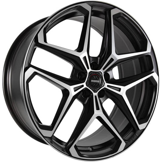 Momo RF04 black matt polish Alufelge 9x20 Zoll ET26 LK 5x112 ML66.6
