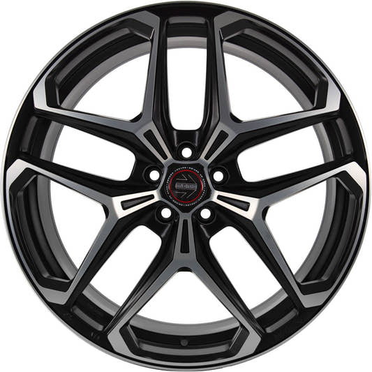 Momo RF04 black matt polish Alufelge 9x20 Zoll ET26 LK 5x112 ML66.6 – Bild 2