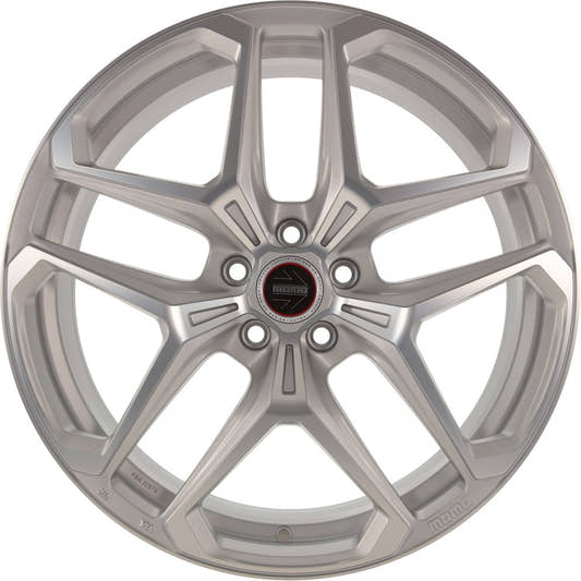 Momo RF04 hybrid silver Alufelge 10x20 Zoll ET40 LK 5x112 ML66.6 – Bild 2