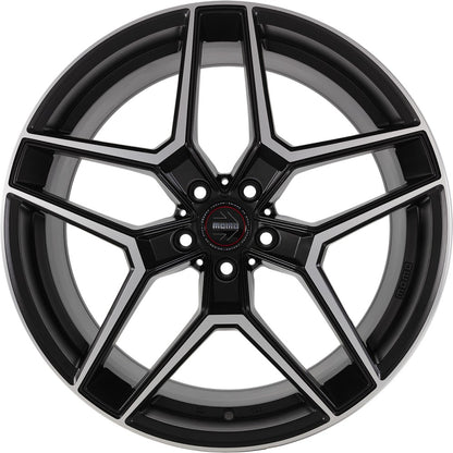 Momo RF06 black matt polish Alufelge 9.5x20 Zoll ET40 LK 5x112 ML66.6 – Bild 2
