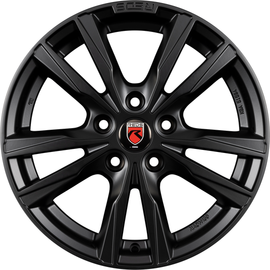 Reds K2 HD Matt Black Alufelge 8x18 Zoll ET35 LK 5x112 ML79.6