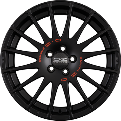 OZ Superturismo GT mattschwarz Alufelge 8x18 Zoll ET50 LK 5x112 ML75 – Bild 5