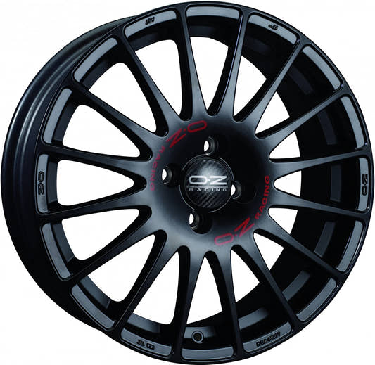 OZ Superturismo GT mattschwarz Alufelge 7x18 Zoll ET42 LK 4x100 ML68